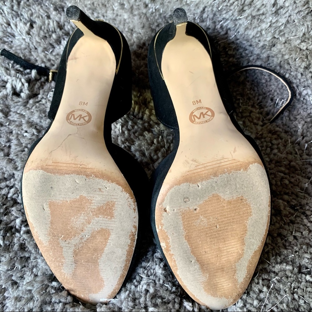 Michael Kors Georgina ankle strap suede heels - Picture 11 of 13